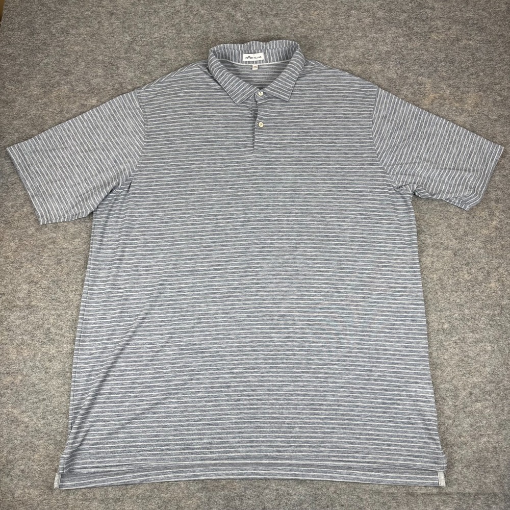 Peter Millar Crown Sport Natural Touch Polo Shirt BMCC TN Mens 2XL‎ XXL